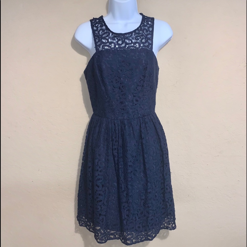 The Limited Navy Blue Lace dress size 6